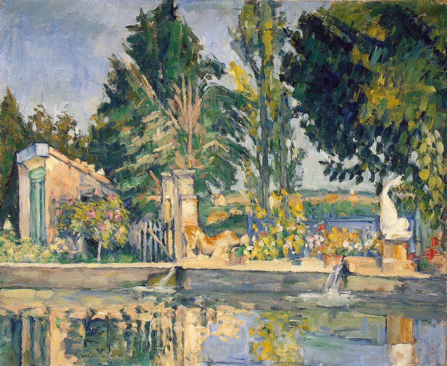 Le bassin du Jas de Bouffan, Paul Cézanne, 1876