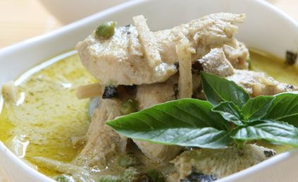 Poulet-au-curry-vert
