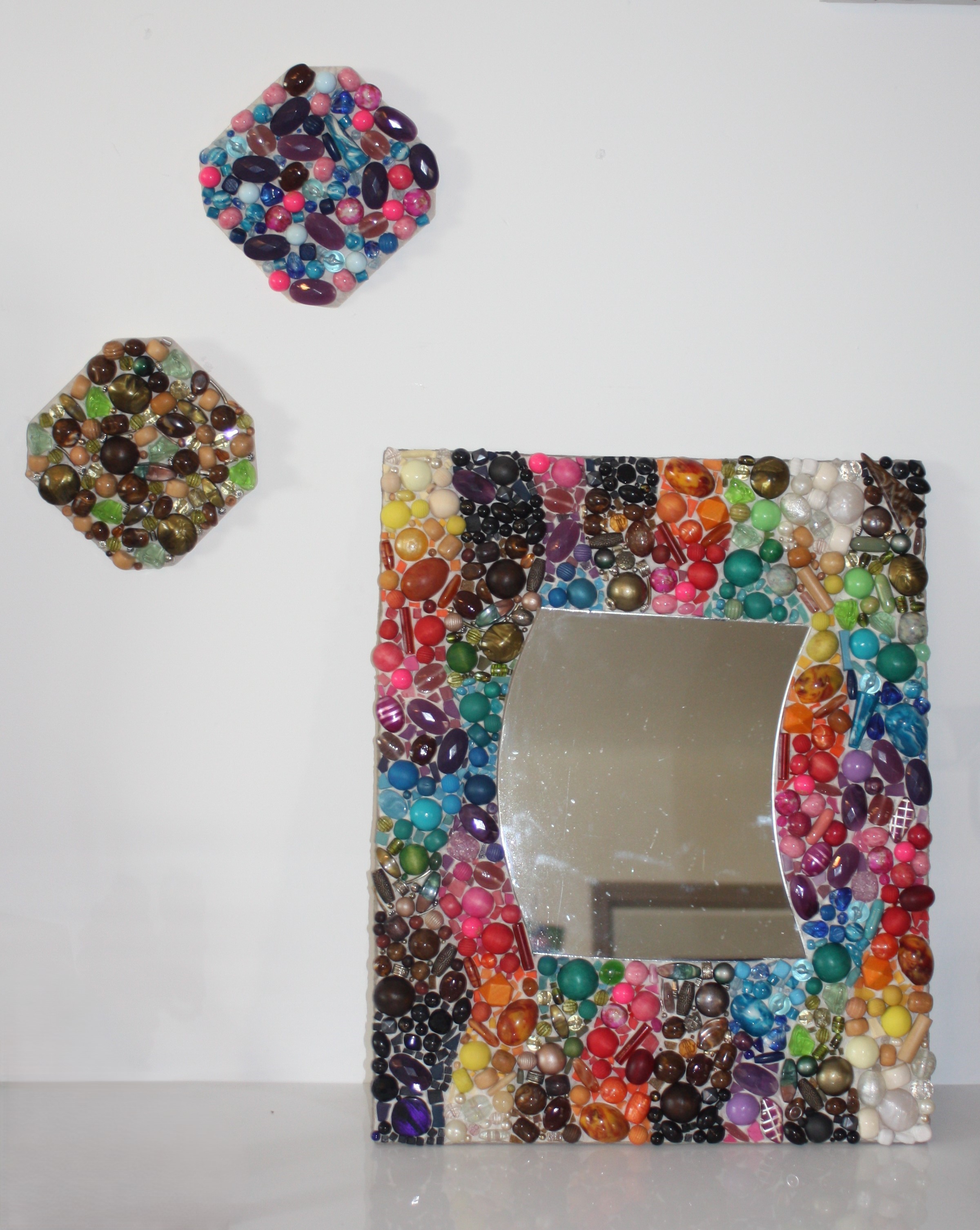 Miroir perles