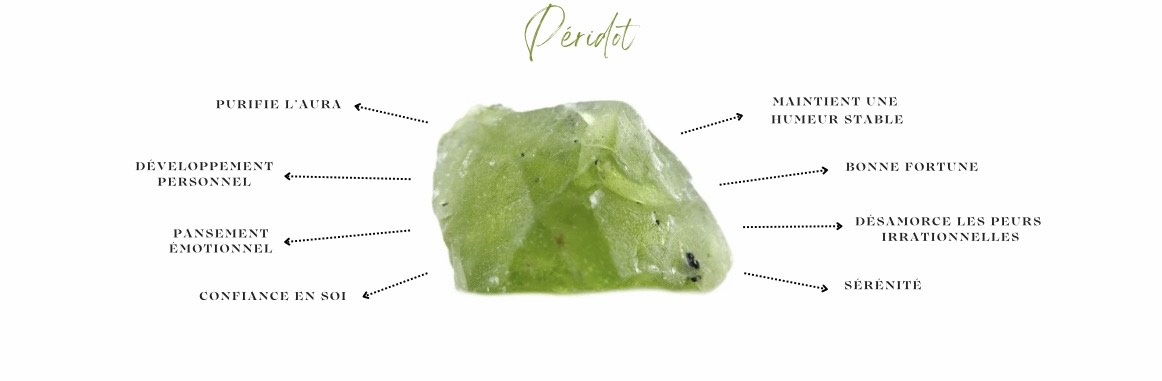 Pierre d’août : le Péridot