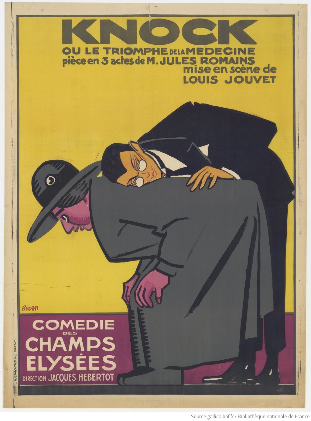 Knock ou le triomphe de  becan  1890 1942  btv1b53145666w