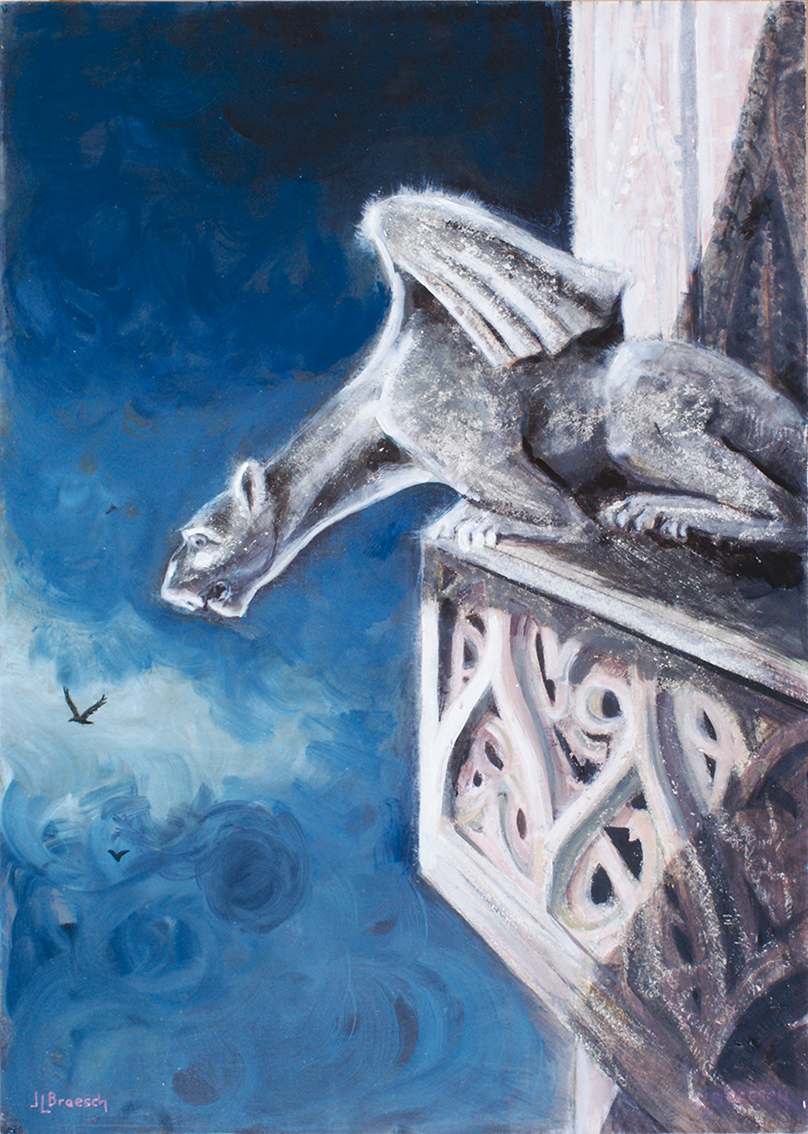 CONTEMPLATION 
peinture sur panneau 50  x 70 cm
Collection privée
