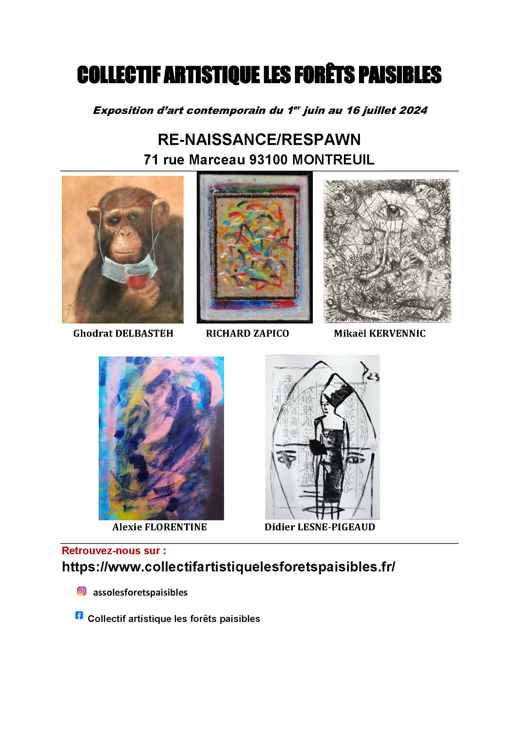 Exposition collective à Montreuil