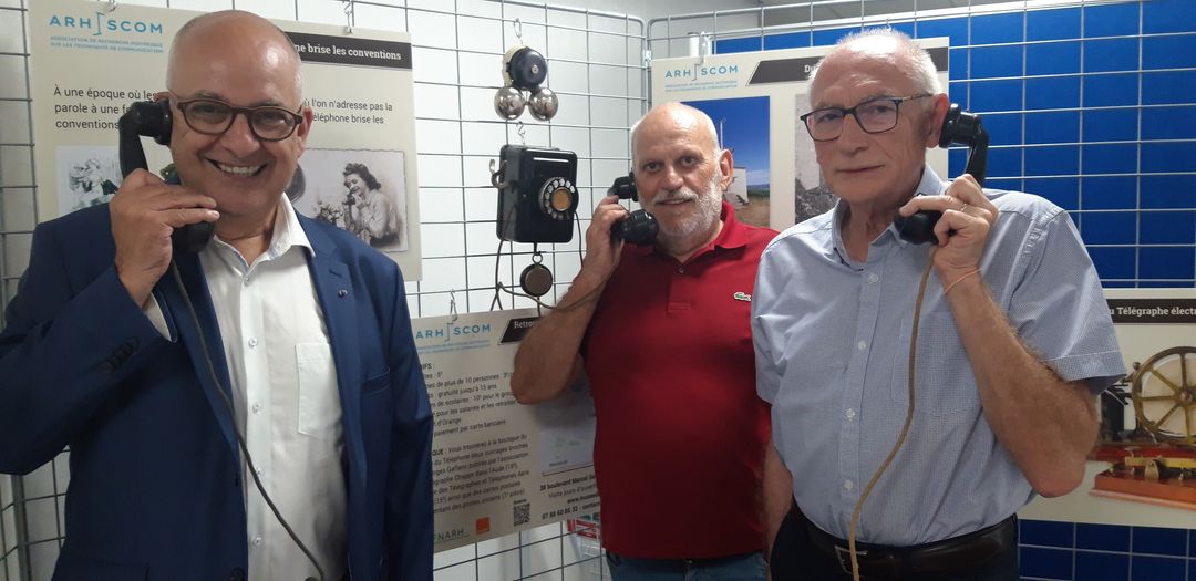 Narbonne AH LES INFOS, présent à l'inauguration de l'exposition 