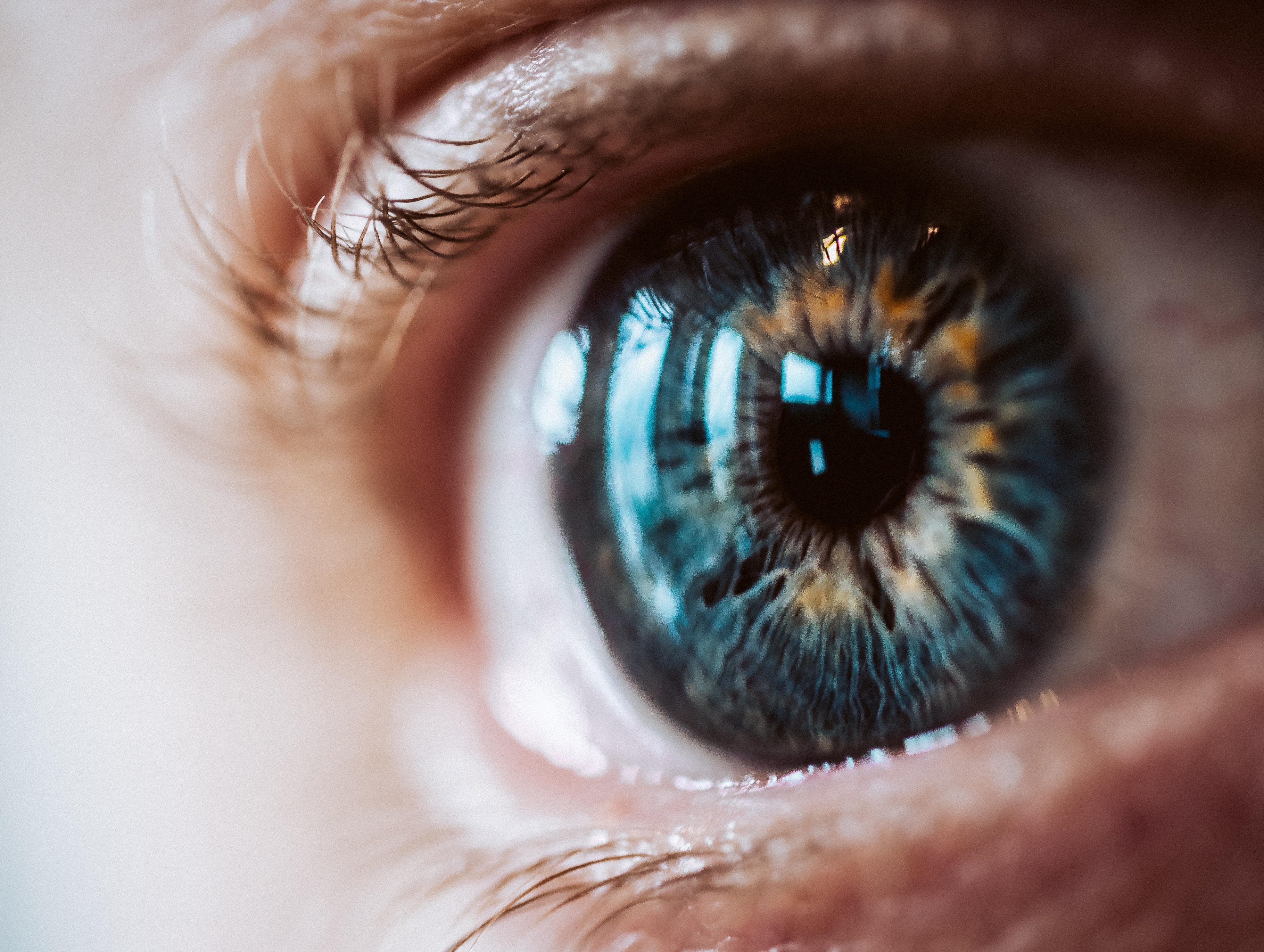 Extreme-closeup-enlarged-human-eye-with-beautiful-colors