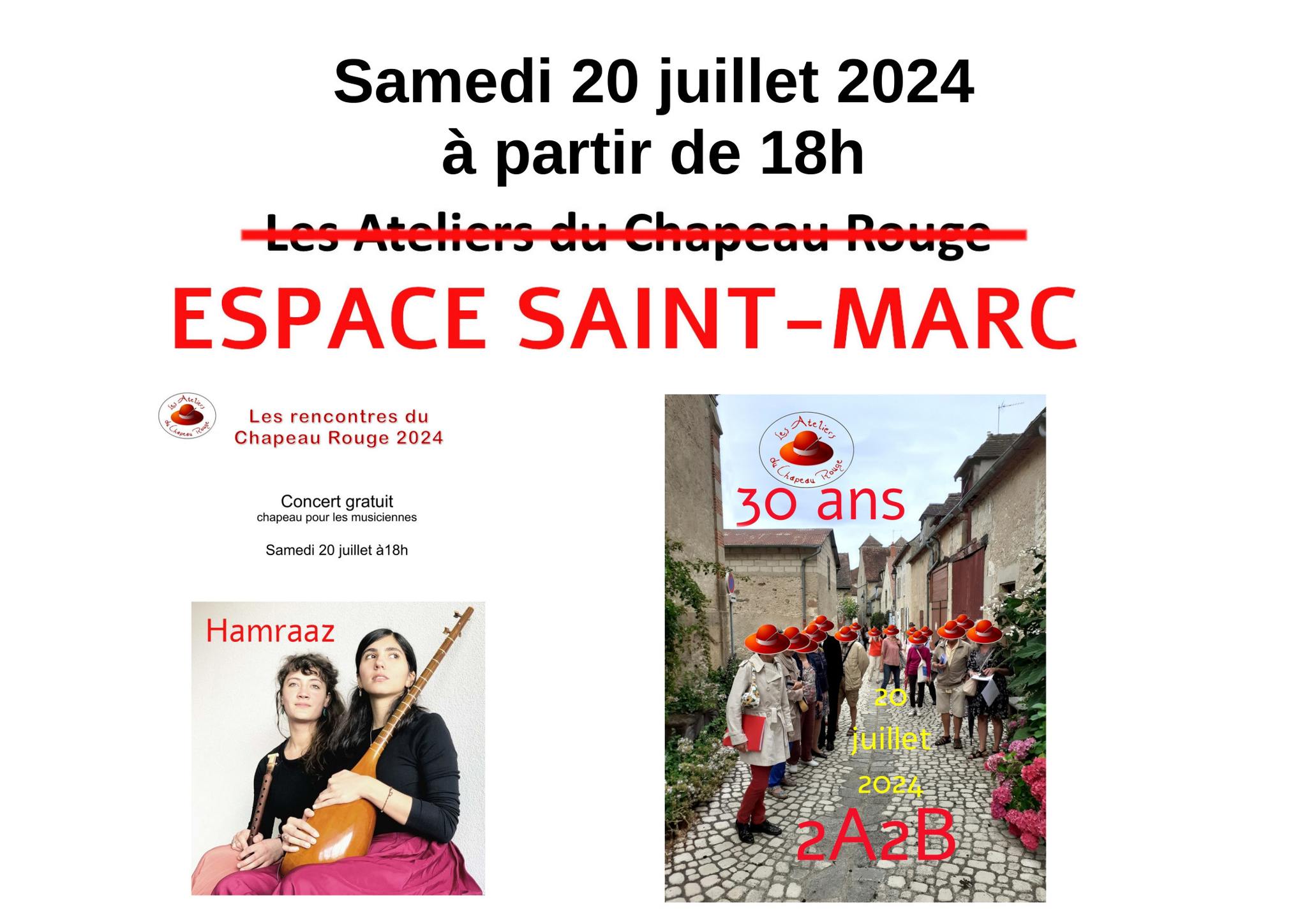 Concert du 20 juillet