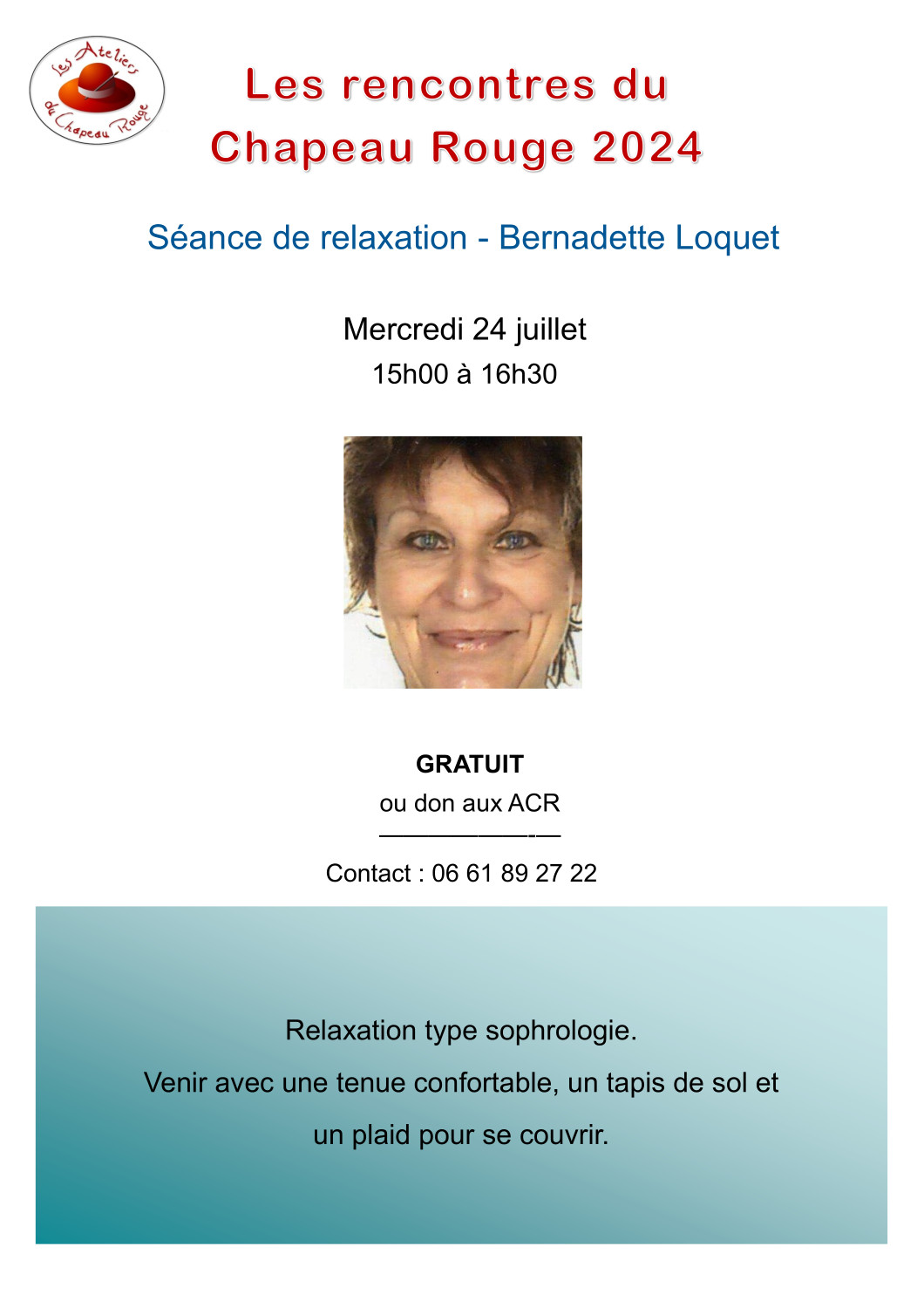 Relaxation 24 juillet