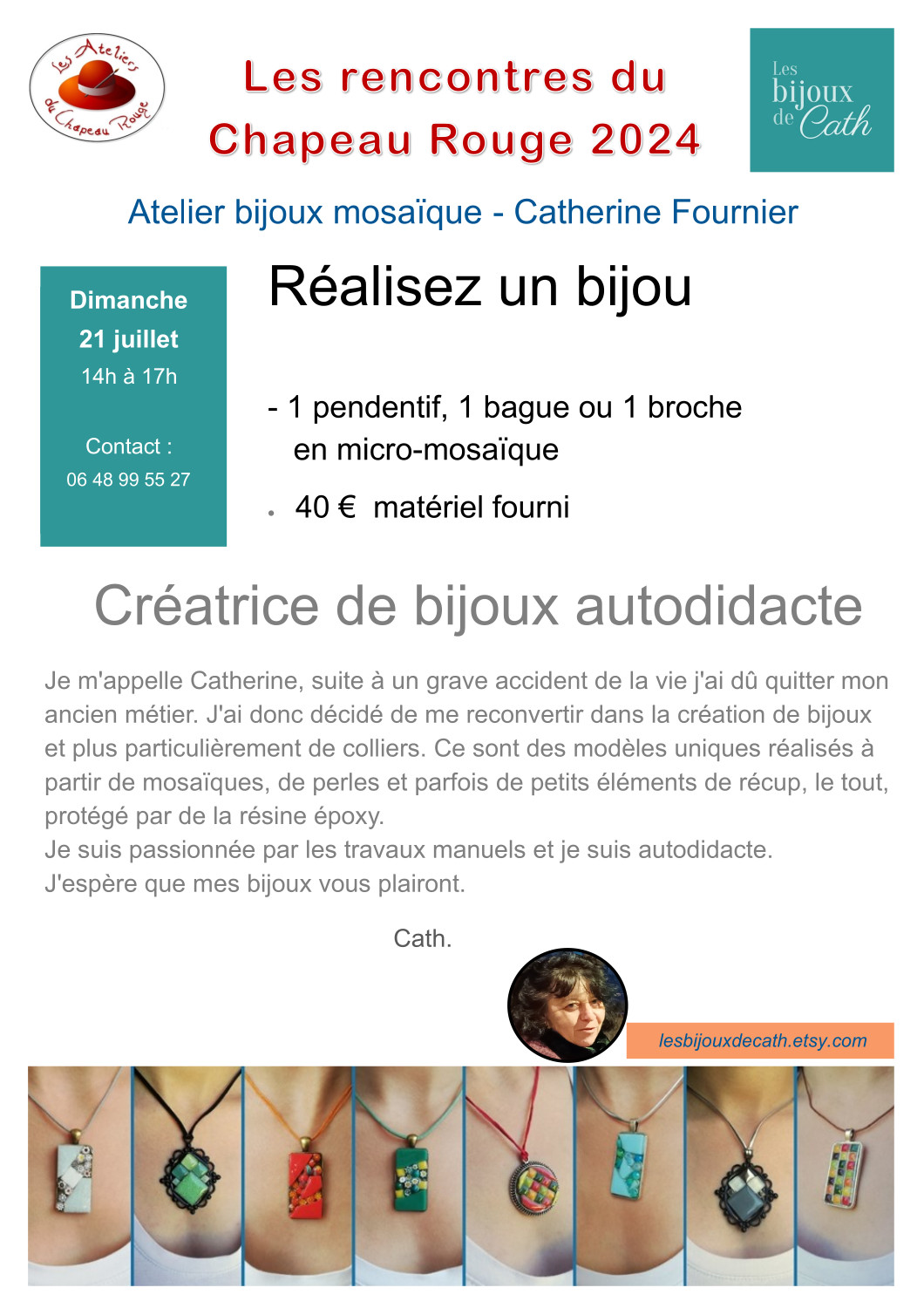 Atelier bijoux 21 juillet