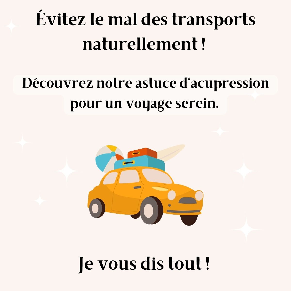 L'acupression : Une Solution Naturelle contre le Mal des Transports