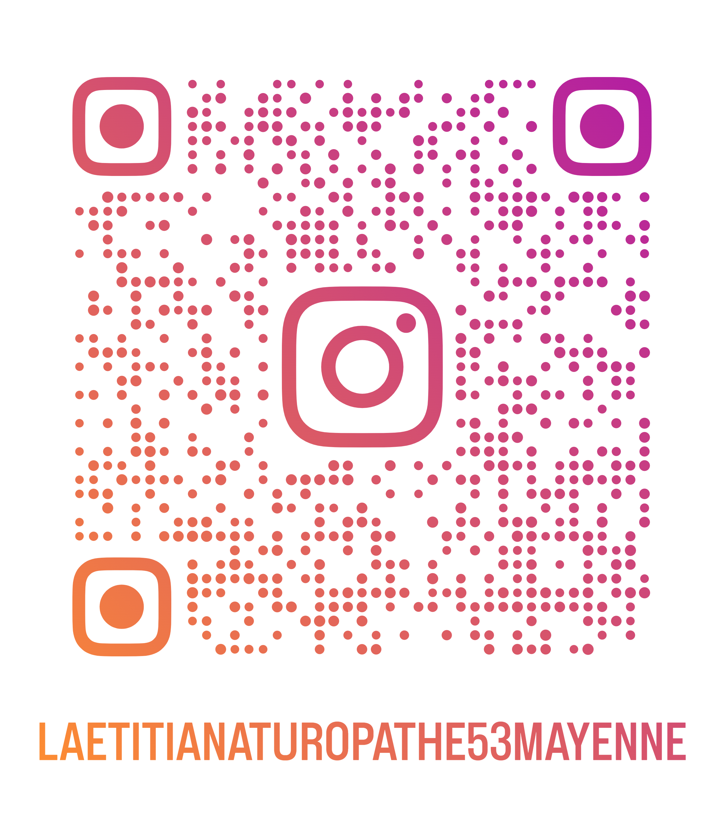 Laetitianaturopathe53mayenne qr-instagram