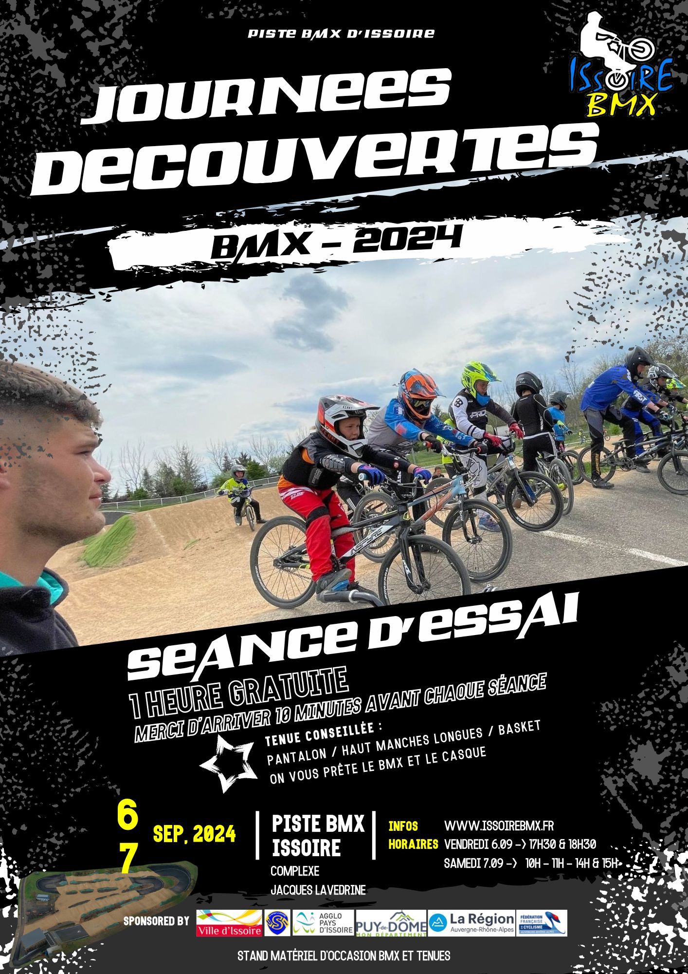 Journées découvertes ISSOIRE BMX 6 & 7 SEPTEMBRE