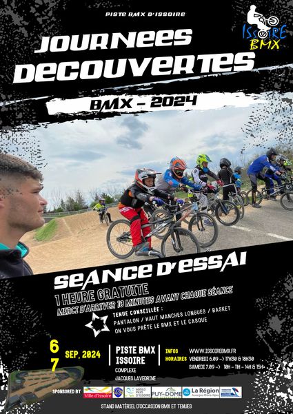 Journées découvertes ISSOIRE BMX 6 & 7 SEPTEMBRE