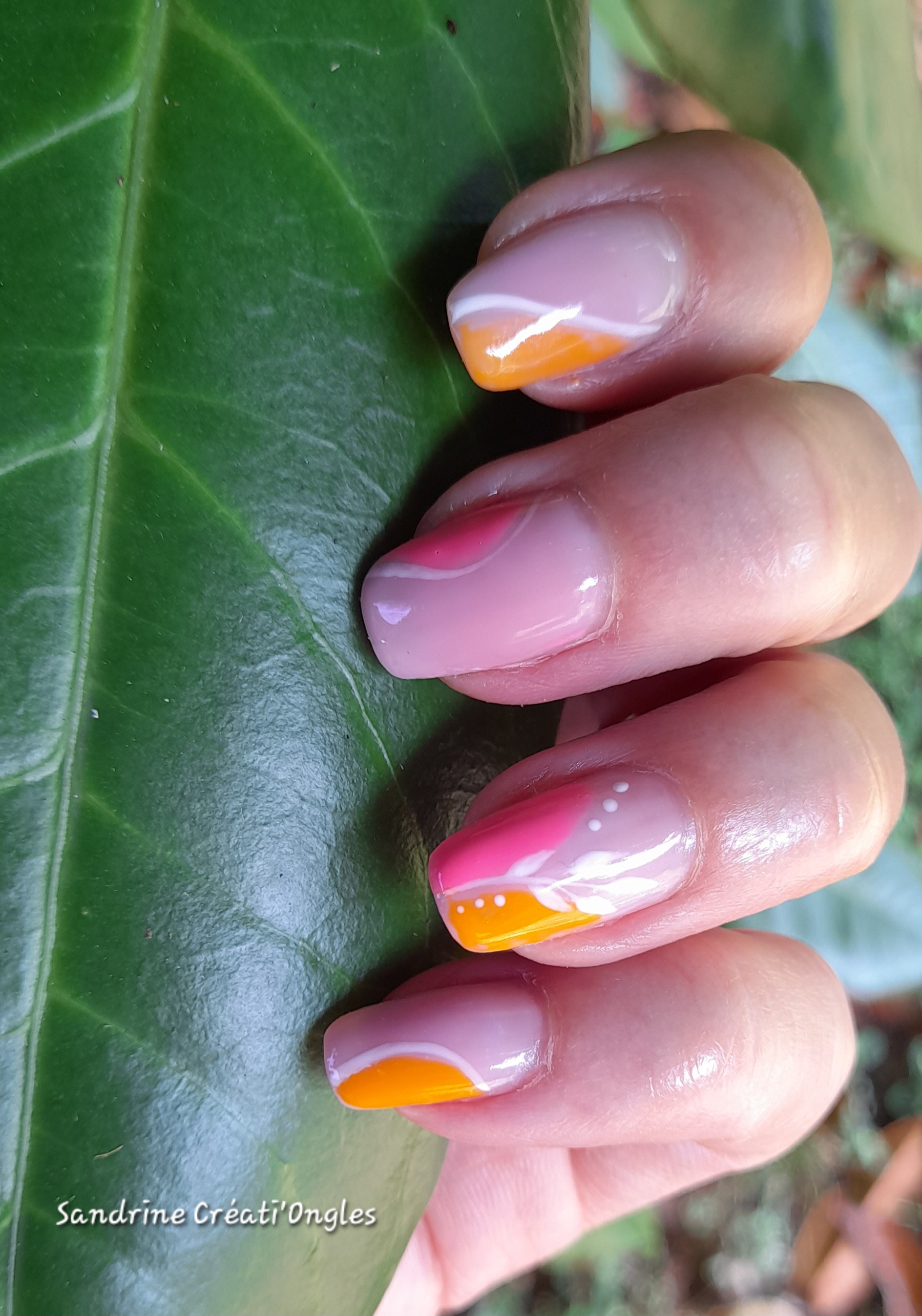 Deco rose orange