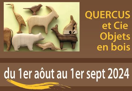 Les sculptures en bois de Quecus et Cie