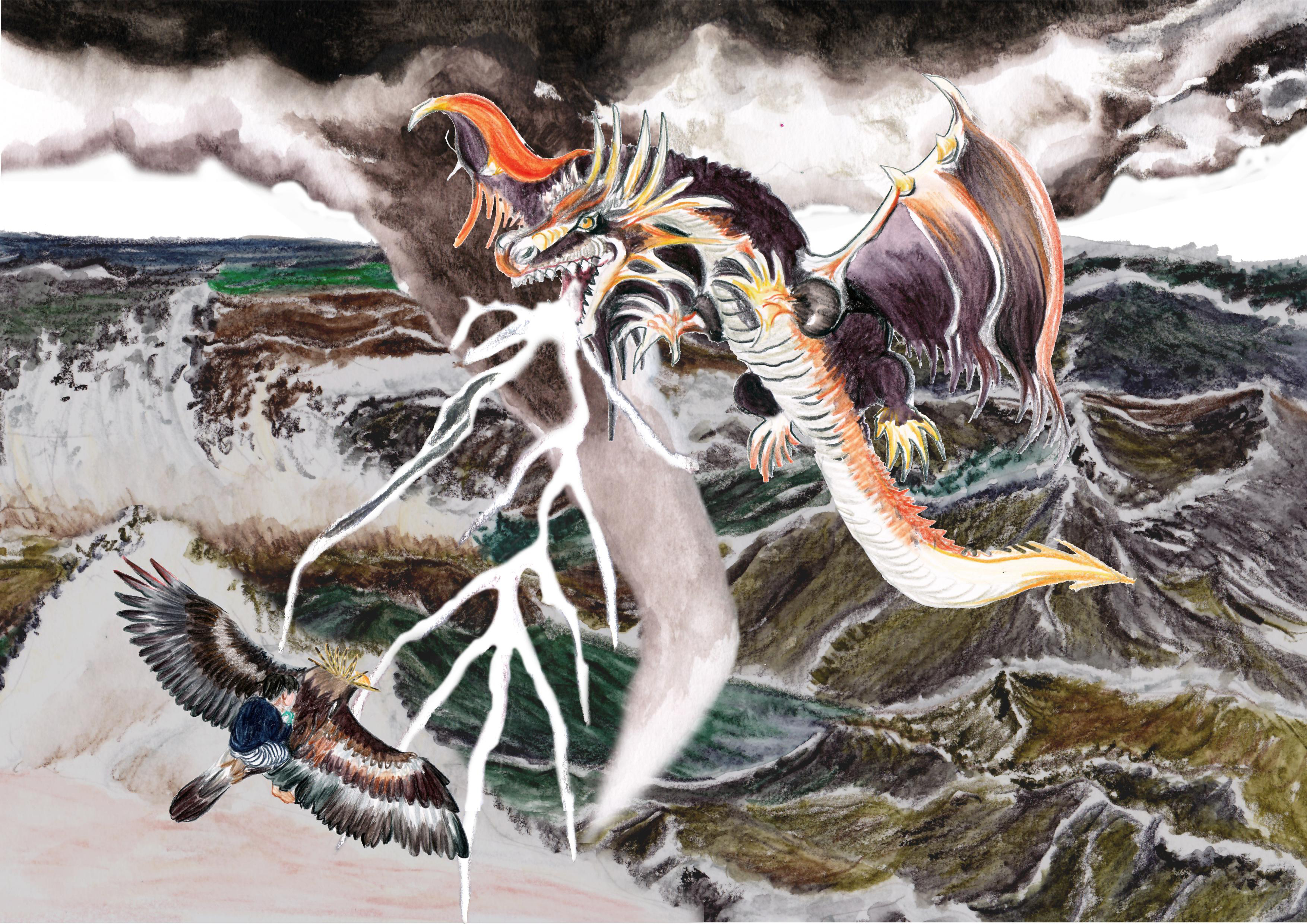 2 le dragon lorage et l oiseau tonnerre