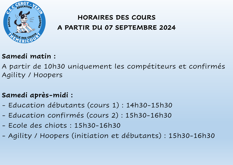 Horaires-club