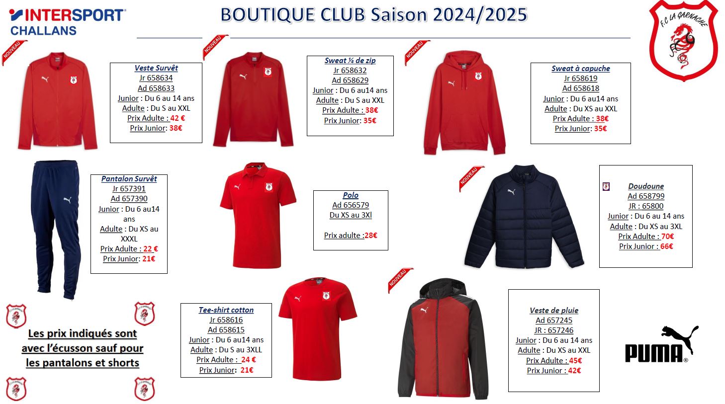 Boutique club 2024 2025
