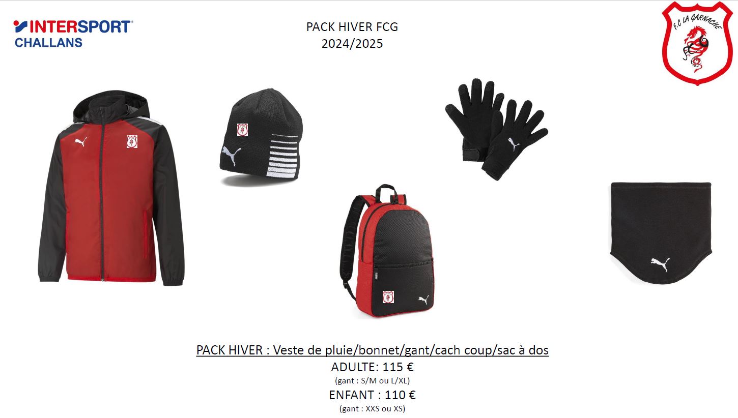 Pack hiver fcg