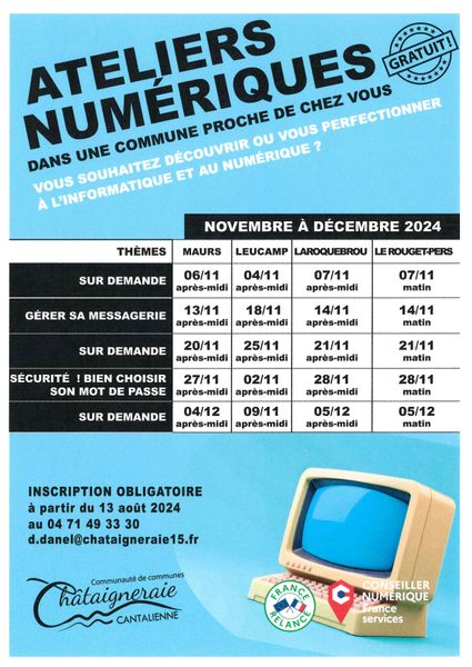 ATELIERS NUMÉRIQUES 