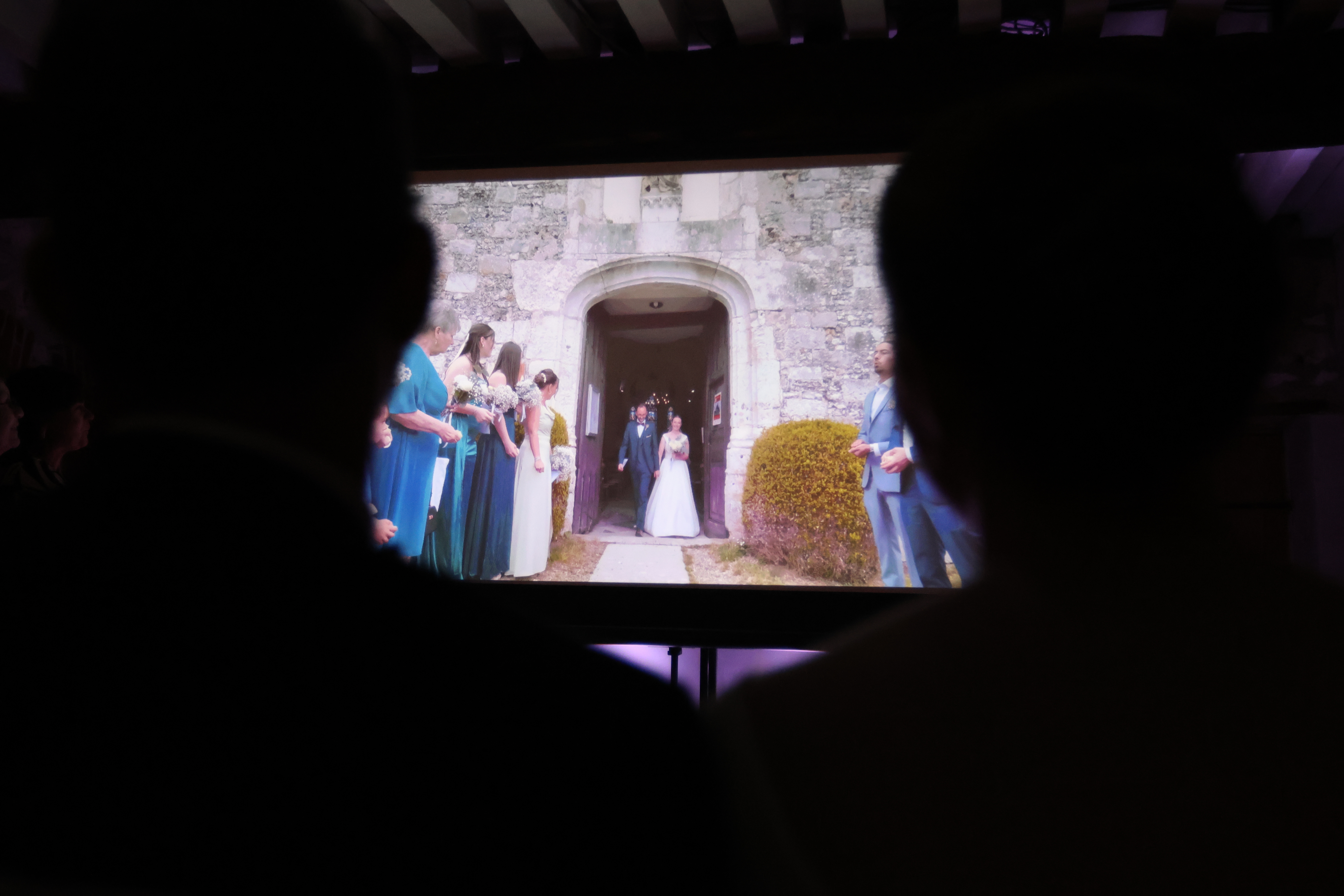 Projection Diffusion film de mariage
