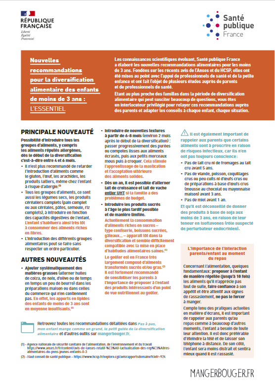 Nouvelles-recommandations-pour-la-diversification-alimentaire-des-enfants-de-moins-de-3-ans-l-essentiel-584532 spf00004390-pdf