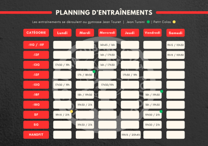 Planning d entrainements 2024 2025 4