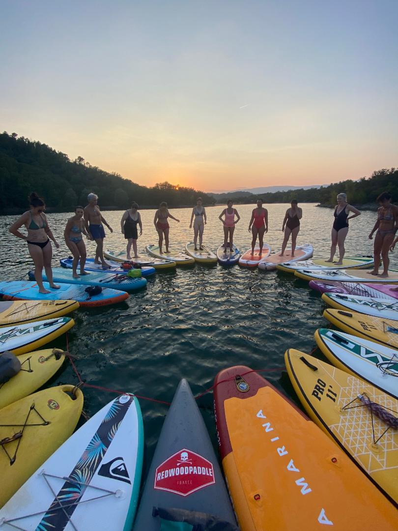 Pilates-sur-paddle
