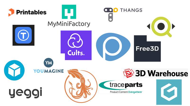 Toutes les plateformes de fichiers et modèles 3D STL