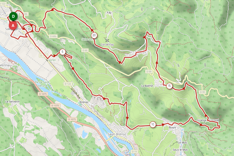 Parcours23km