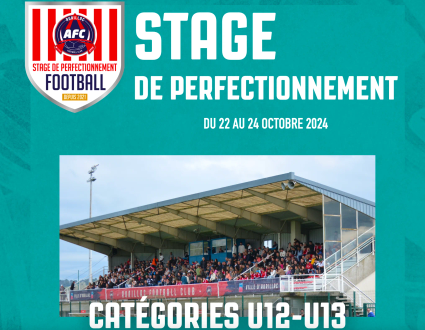 Stage de perfectionnement U12/U13 - octobre 2024