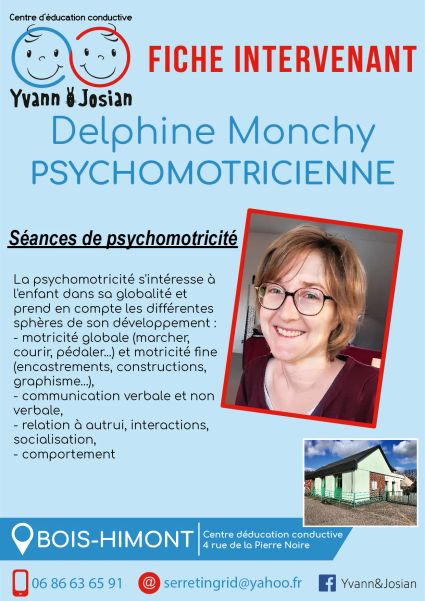 Delphine Monchy, psychomotricienne