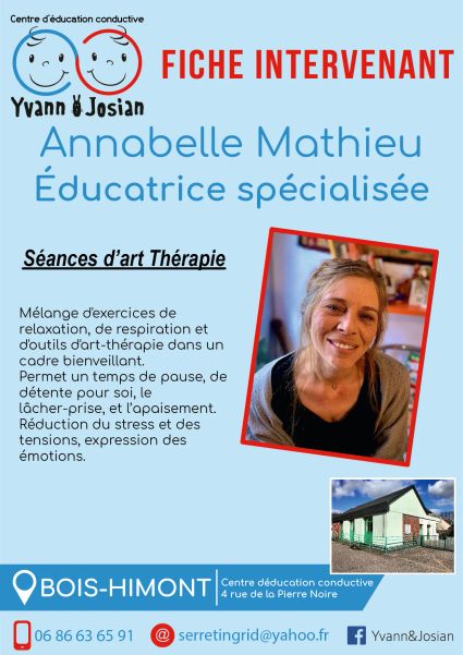 Annabelle mathieu, éducatrice spécialisée