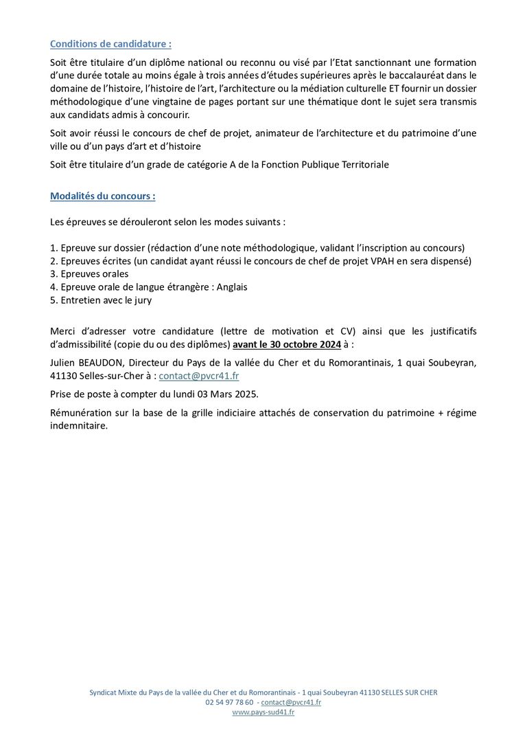 Offre d emploi chef fe de projet pah pvcr 2025 page 0003