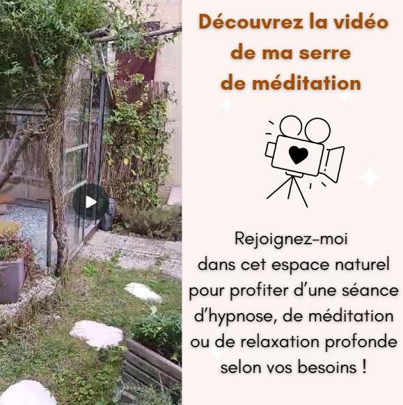 Découvrez la magie de la méditation dans ma serre.