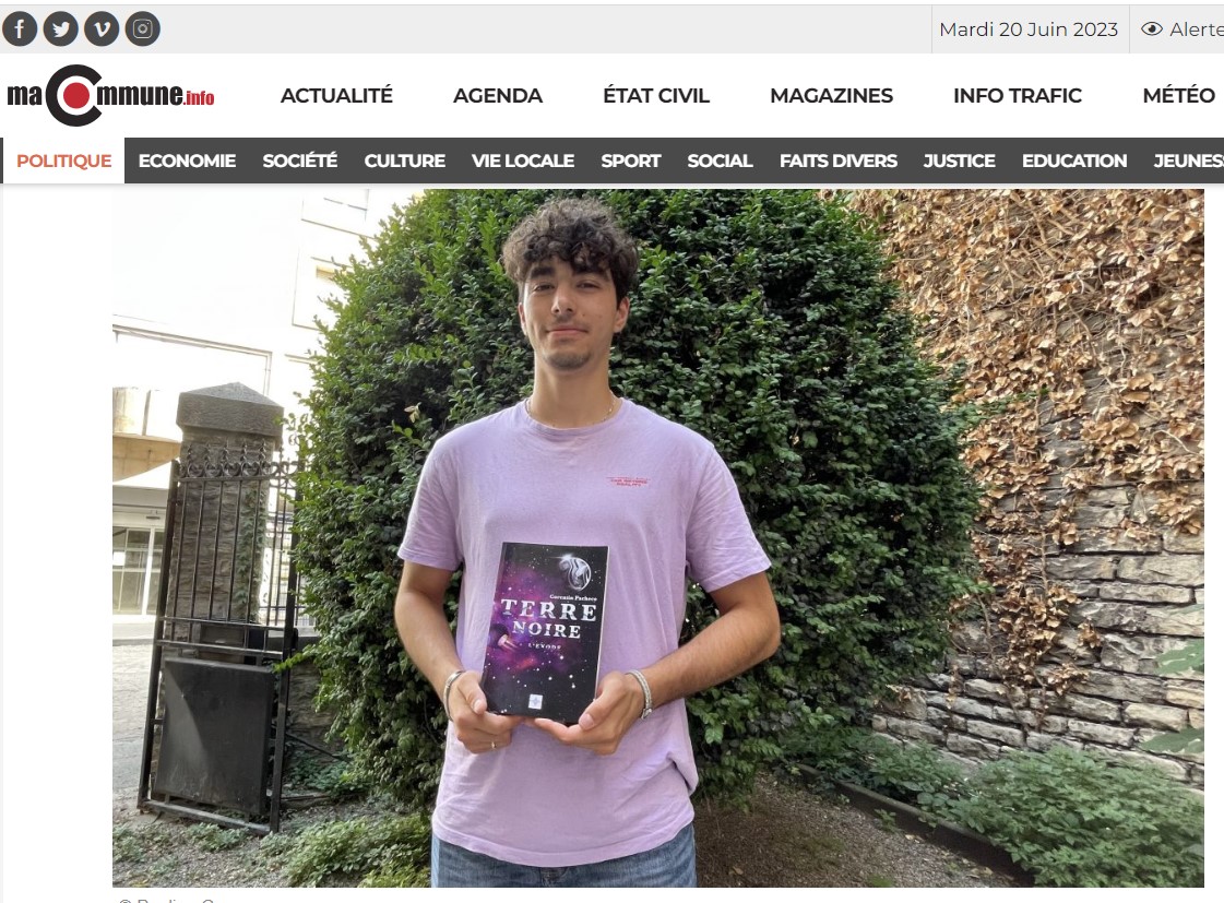 ARTICLE SUR TERRE NOIRE, DE CORENTIN PACHECO