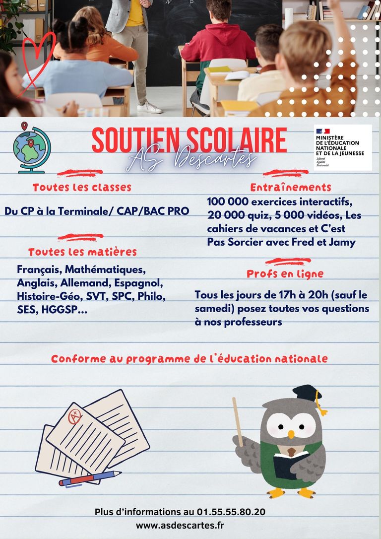 Soutienscolaire asdescartes