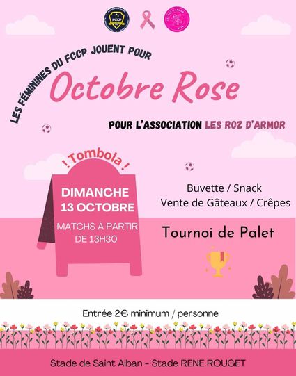 Les féminines du FCCP jouent pour Octobre Rose