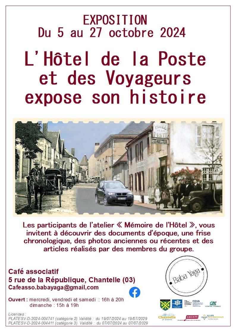 L'Hôtel de la Poste et des Voyageurs expose son histoire