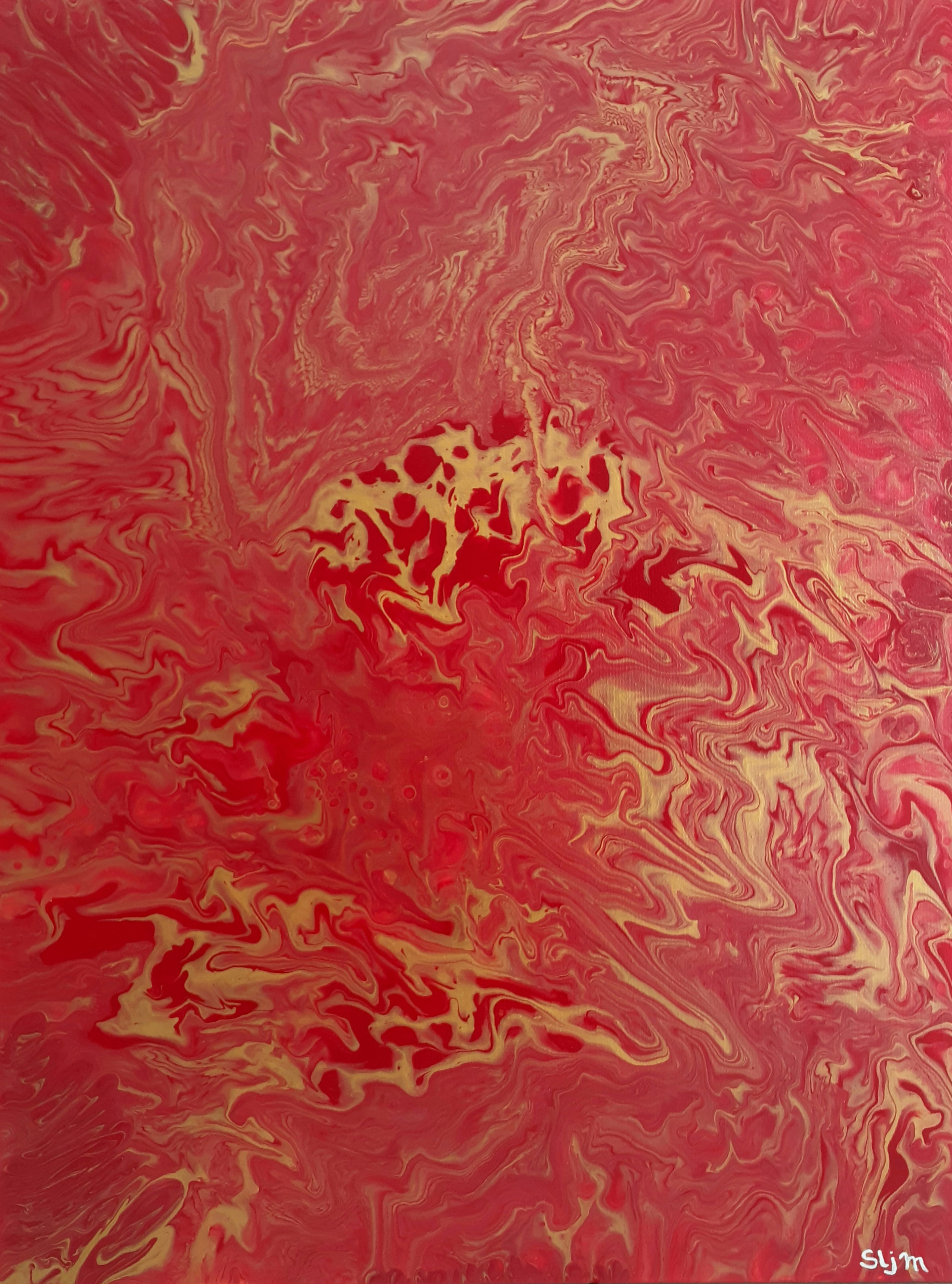 Prosperity, 80 x 60, Acrylique fluide sur toile
Chez Cathie