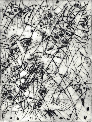 Kervennic   sans titre gravure 2017