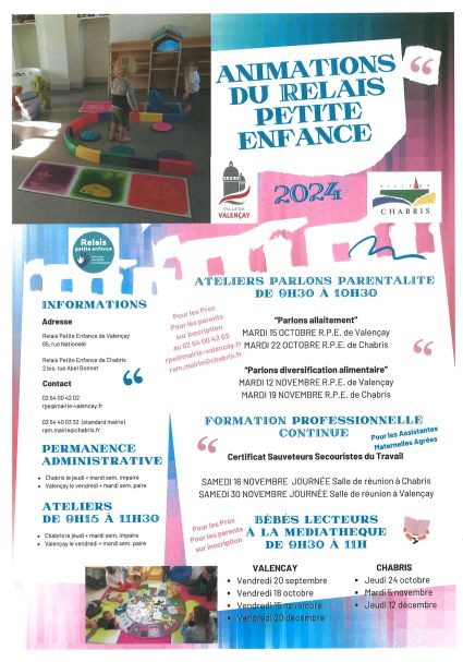 Relais Petite Enfance : animations