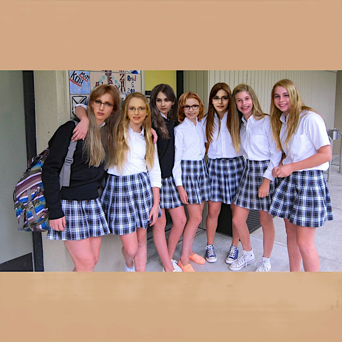 Dans le vestiaire des féminines, toutes très girly maintenant.