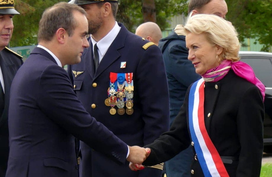 En compagnie du Ministre des Armées, sur la base aérienne 113