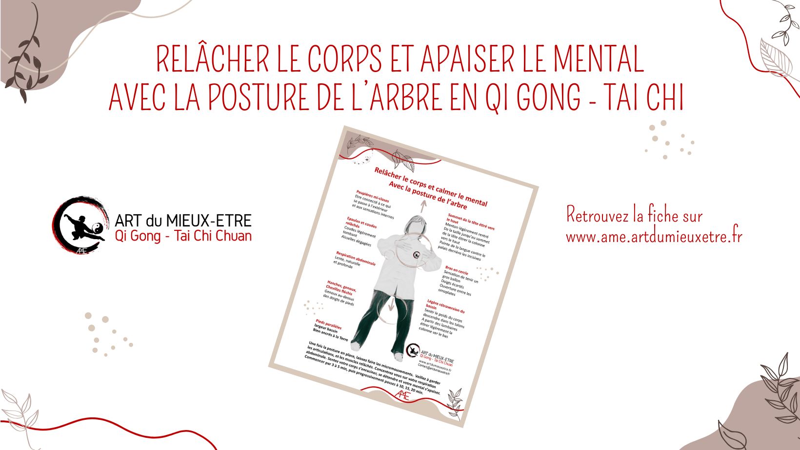 Relâcher le corps et calmer le mental dans la pratique du Qi Gong et du Tai Chi