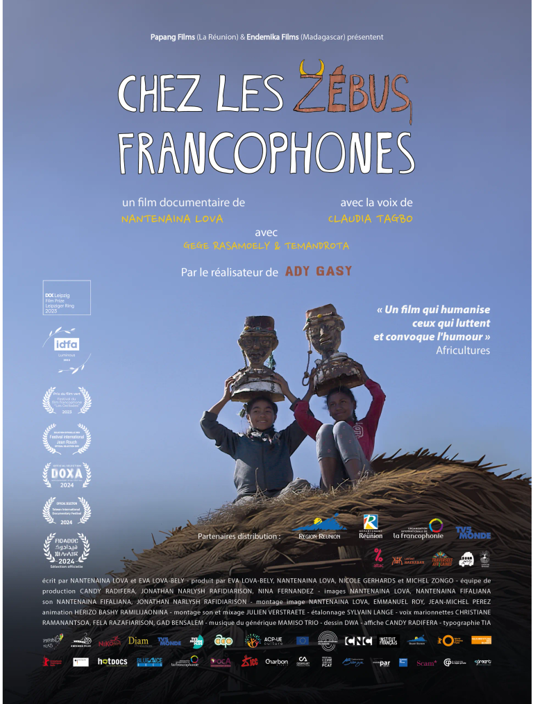 Affiche chez les ze bus francophones format cine 