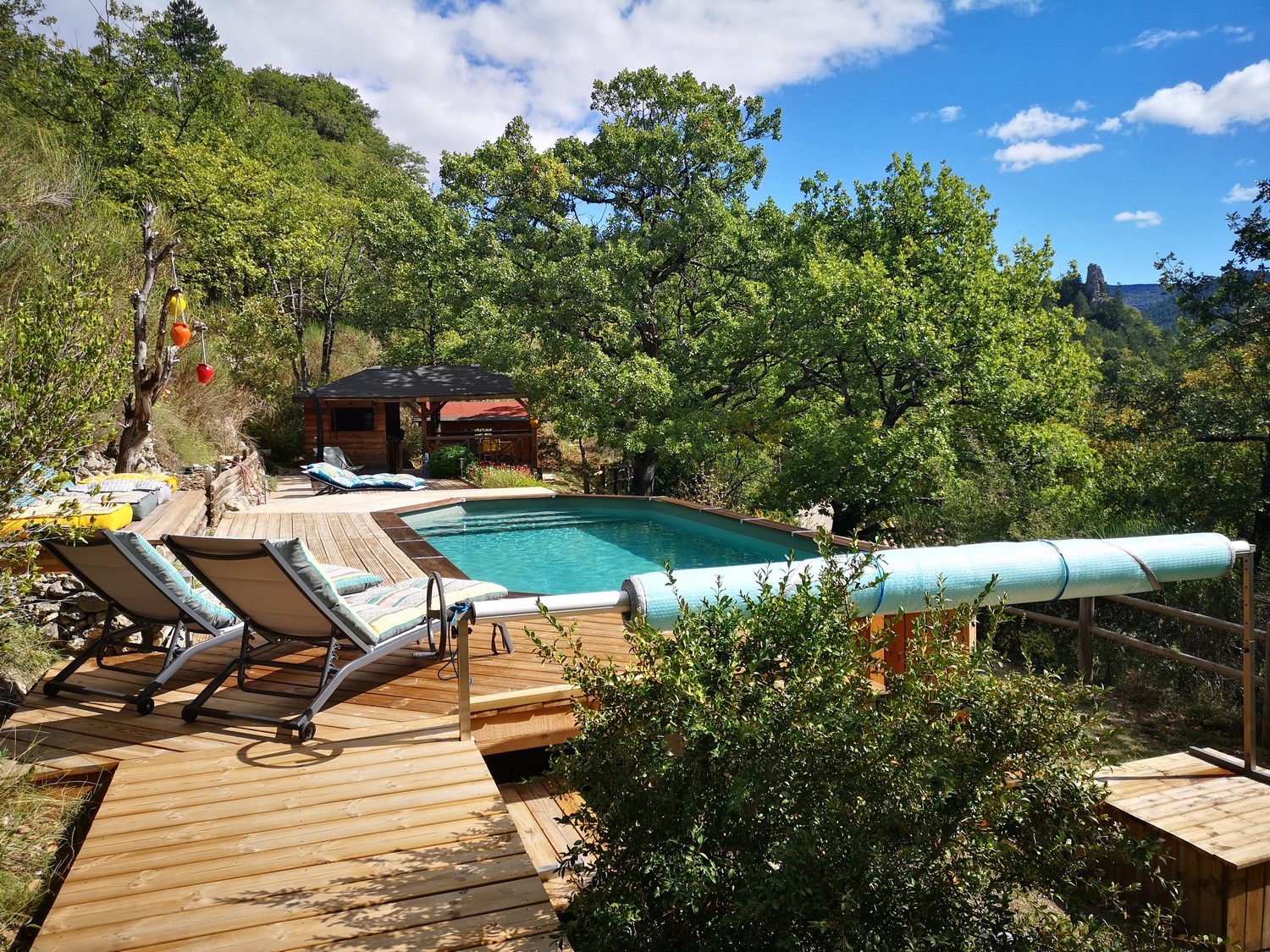 Piscine du local technique