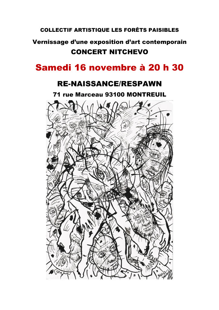 Affiche concert vernissage 16 11 2024