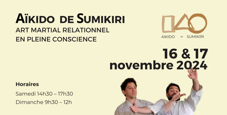 Stage de Novembre de l'Ecole d'Aikido de Sumikiri à Toulon