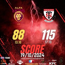 Alfa Lions 88 - 115 Stade Toulousain