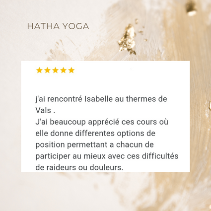 Avis yoga laurence t